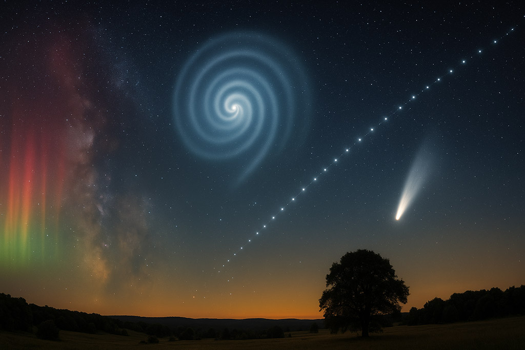 Странни светлини над България и света