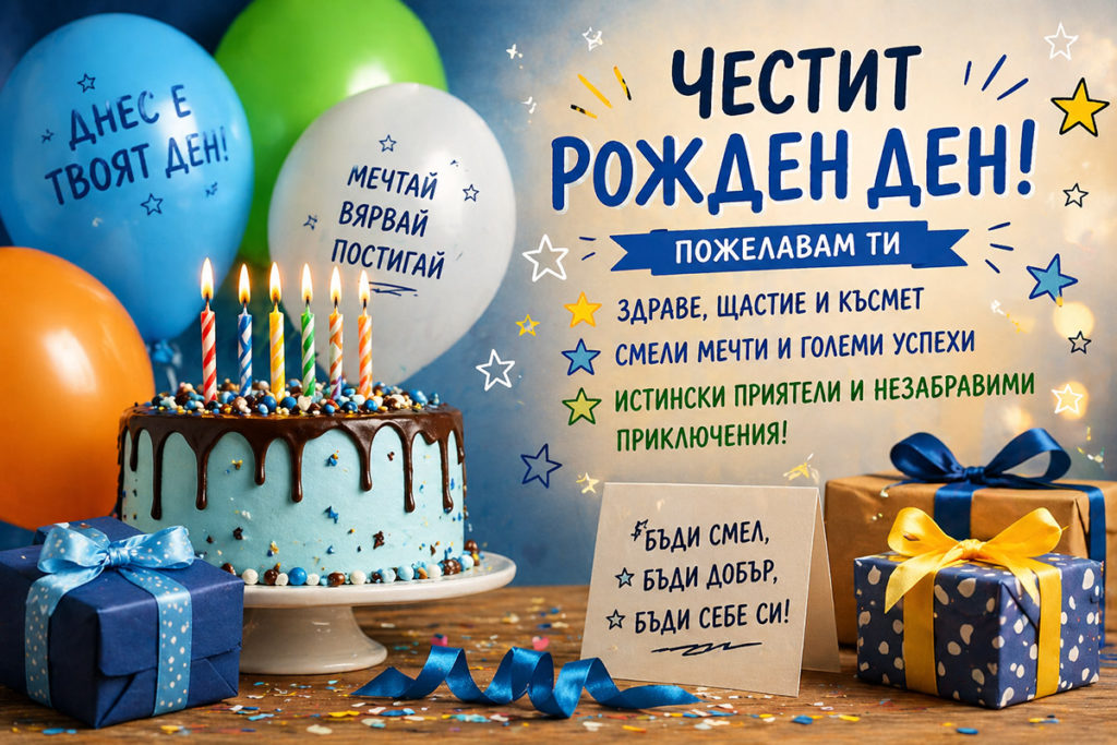 Пожелания за рожден ден на момче