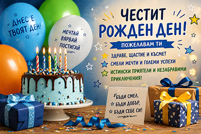 Пожелания за рожден ден на момче